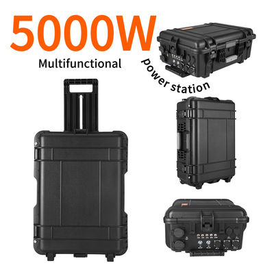 LiFePO4 Potenza CC a CA 2000W Generatore solare per campeggio 4800wh Capacità nominale