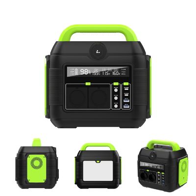 Centrale elettrica portatile da 600W per attività all'aria aperta Supporta apparecchi 220V MPPT è batteria al litio