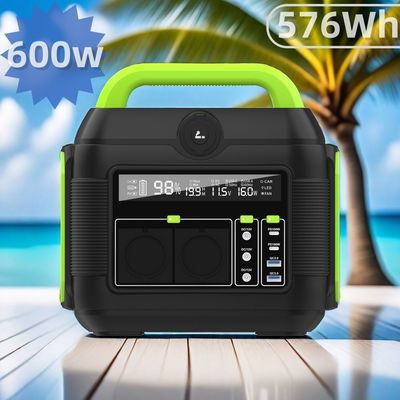 Centrale elettrica portatile al litio riciclabile da 600W per caricare i droni, i computer portatili e i telefoni cellulari