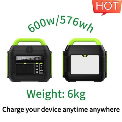 MPPT Quieta centrale elettrica portatile generatore solare da 600W con batteria al litio