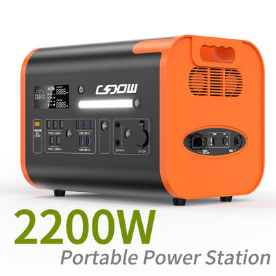 2200W LiFePO4 Contenitore batteria Stazione di alimentazione portatile con 90 minuti di ricarica