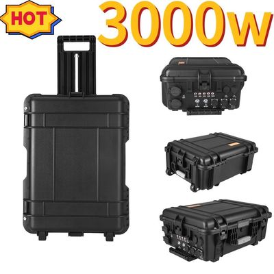 Stazione di emergenza di energia portatile generatore solare di 3000W di riserva