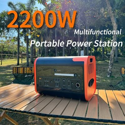 Centrale elettrica portatile con ingresso di energia solare per campeggio e viaggi all'aperto