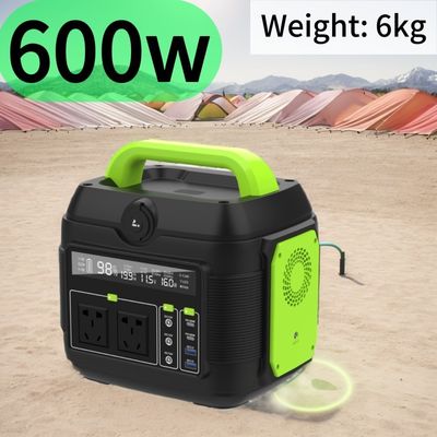 576wh Centrale elettrica portatile 600W 300W 200W Generatore solare di riserva