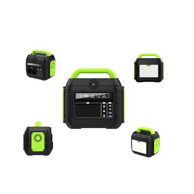 576wh Centrale elettrica portatile 600W 300W 200W Generatore solare di riserva