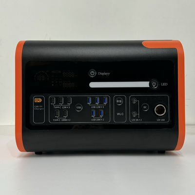 220V Puro Sine Wave LiFePO4 Batteria Generatore solare 2048wh Immagazzinamento di energia in attesa 2200W Centrale elettrica portatile
