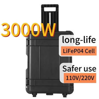 Centrale elettrica portatile a prova di esplosione 3000W Generatore di energia solare all'aperto 3000wh
