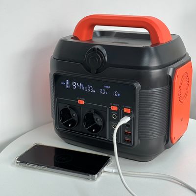 576wh Generatore solare portatile di capacità nominale per ricarica mobile e interruzioni di corrente