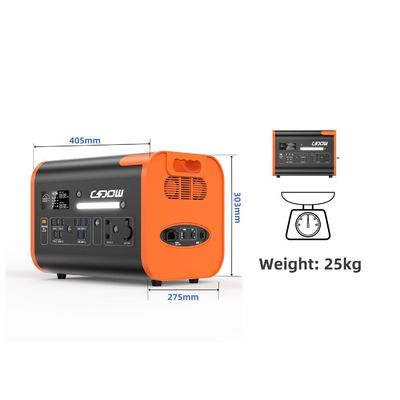 Centrale elettrica portatile 2200W LiFePO4 Generatore solare 2048wh LiFePO4