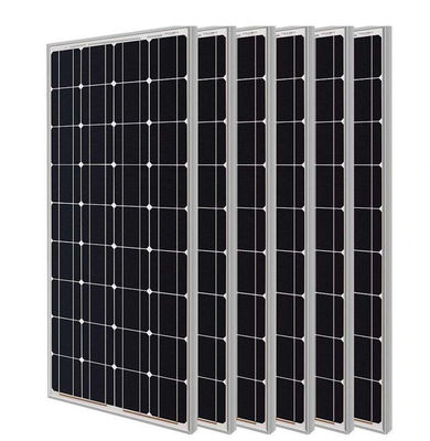 Modulo fotovoltaico in silicio monocristallino da 100W 280W con telaio in alluminio, senza manutenzione per 25 anni