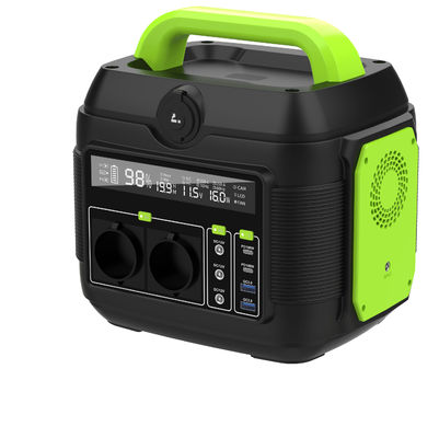 Potenza portatile mobile da 600W 6kg Arancione Nero Potenza di accumulo di energia per emergenze all'aperto all'interno