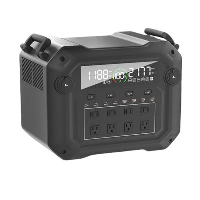 3600W Puro Sine Wave Stazione elettrica portatile LiFePO4 Immagazzinamento di energia solare BMS Batteria