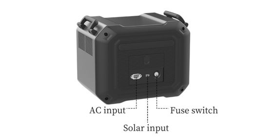 3600W Puro Sine Wave Stazione elettrica portatile LiFePO4 Immagazzinamento di energia solare BMS Batteria