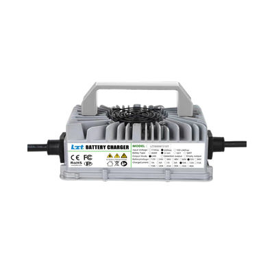 Caricabatterie al litio per auto da 48V, 60V e 72V per carrelli elevatori e veicoli igienici