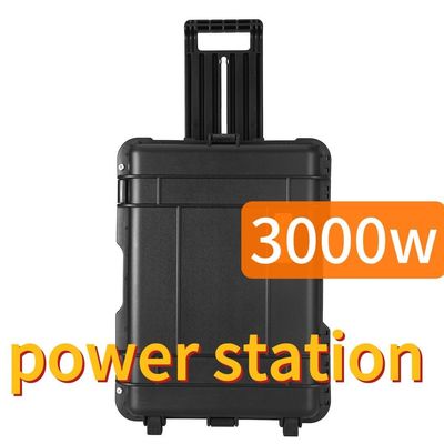 Centrale elettrica di accumulo di energia portatile da 3000 W nero personalizzabile CE.Un38.3 Certificato