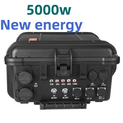 8000W Potenza massima LiFePO4 Batteria al litio Stazione di alimentazione portatile per campeggio all'aperto