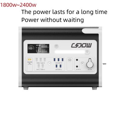 LiFePO4 Generatore di stazione elettrica solare mobile 2200W per sistema energetico esterno e domestico