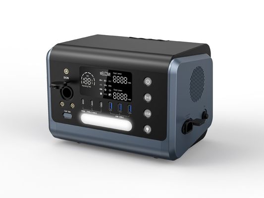 Stazione di accumulo di energia solare mobile di piccole dimensioni da 600 W con uscita CC HT06 da 12V/10A
