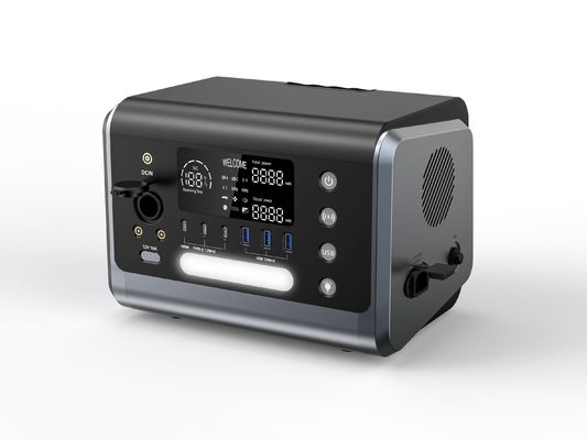 Generatore solare portatile da 600W per campeggio Carica wireless AC/230 Stazione elettrica di uscita