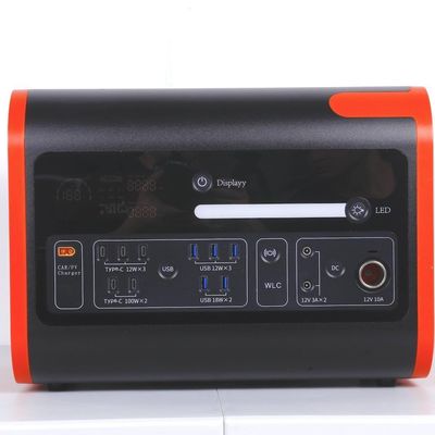 Stazione solare di emergenza di ricarica wireless da 15W per campeggi e viaggi all'aperto