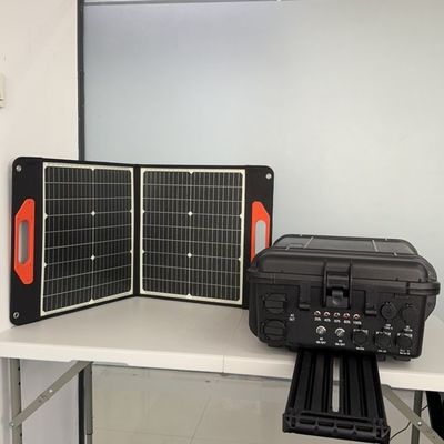 Centrale solare portatile da 3000W ad alta potenza e grande capacità in nero