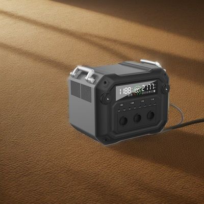 Potenza di uscita CA 2500W 2340wh Stazione elettrica esterna portatile Ionizzatore di energia solare
