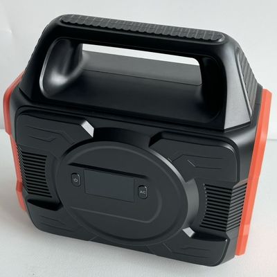 Stazione elettrica portatile per campeggio all'aperto con presa UE AC e display a cristalli liquidi