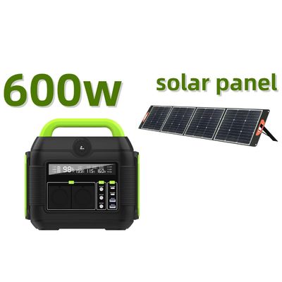 Generatore solare portatile di grande capacità da 600W per viaggi senza preoccupazioni in Sud America
