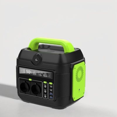 Batteria solare al litio riciclabile da 600W Campeggio Stazione elettrica di viaggio per emergenze familiari