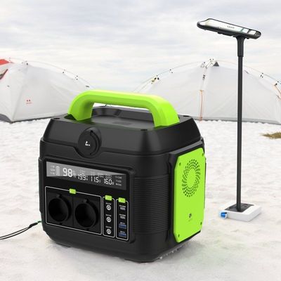 Soluzione di energia per campeggio all'aperto Centrale elettrica da 600W con batteria al litio e uscita S6
