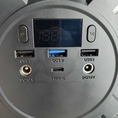 Voltaggio di uscita CA 110/220V-50Hz/60Hz per centrale elettrica portatile multifunzione 200W