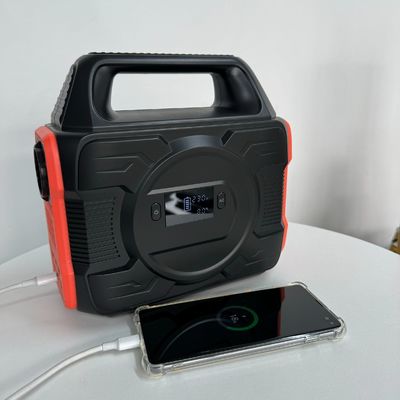 Generatore di accumulo di energia per camper da balcone ad alta potenza da 300 W con illuminazione a LED