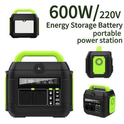 500W Multifunzione Power Bank portatile con presa a corrente alternata 600W opzionale e consumo