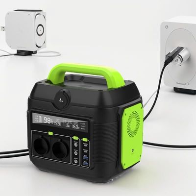 Rivelazione Display a cristalli liquidi 600W Potenza di ricarica rapida Mini generatore di emergenza con presa UE AC