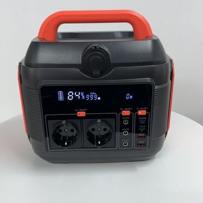 600W Home Sine Wave Energy Storage Power Stazione di ricarica auto portatile con luci a LED Generatore mobile da campeggio
