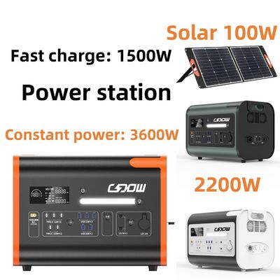 AT22 2000W caricabatterie per cellulari stazione di energia solare per esterno portatile