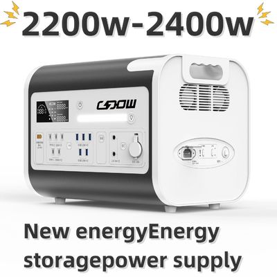 2200W 2400W Batteria al litio Stazione solare ricaricabile con velocità di ricarica rapida