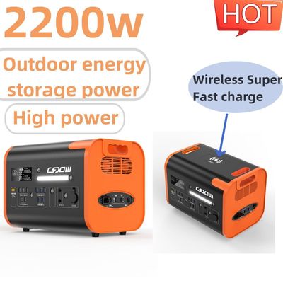 Un38.3/Msos Autenticazione 2200W Stazione di ricarica portatile 220V Generatore solare per ufficio