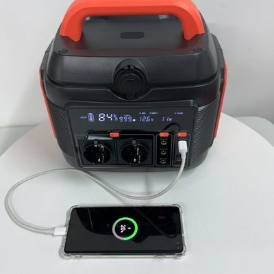 Centrale elettrica portatile a batteria al litio 600W 200W 300W per la casa 110V 220V Camping