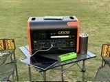 800W di ricarica solare nero e arancio Campeggio all'aperto Hub di energia portatile 2kw centrale elettrica