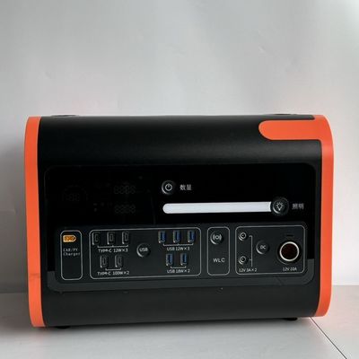 800W Input solare Stazione di alimentazione mobile portatile 200W Invertitore di onde sinusoide puro 2200W Emergenza all'aperto