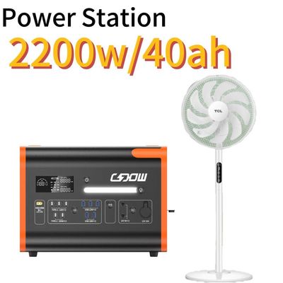 Centrale di alimentazione di emergenza portatile a ricarica rapida da 1500 W con progettazione multipla di protezione della sicurezza