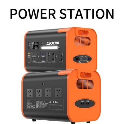 Stazione di alimentazione di emergenza portatile di grande capacità 2048wh/40ah con ricarica wireless da 15W