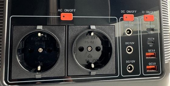 Centrale elettrica portatile per campeggio esterno a caldo da 600W con batteria al litio ferro fosfato