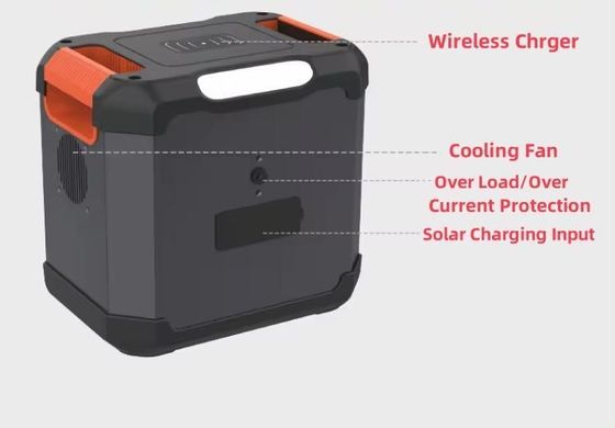 Generatore solare portatile 1500W/1344wh Stazione elettrica portatile per la preparazione alle catastrofi