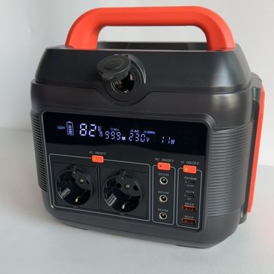 Aii Centrale elettrica portatile 40ah 14.4V 600W 576wh Batteria di accumulo di energia solare per la casa
