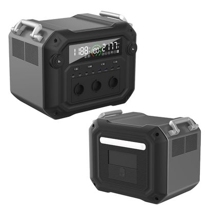 2500W/600W Pannello solare Input LiFePO4 Batteria di accumulo di energia Stazione elettrica portatile