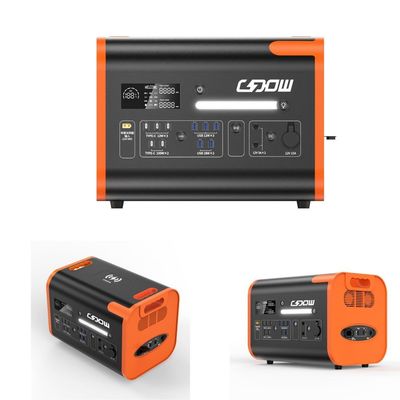 Immagazzinamento di energia Stazione elettrica portatile Ricarica wireless 15W Potenza costante 3500W