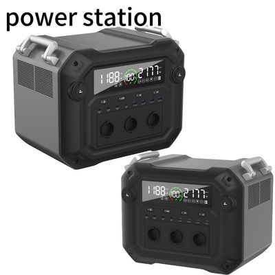 Immagazzinamento di energia Stazione elettrica portatile con 1200W di ingresso CA e 3600W/3430.4wh di capacità
