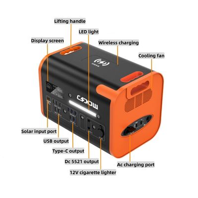 2200W 2048wh Stazione di energia solare/LiFePO4 Potenza mobile portatile/Inverter